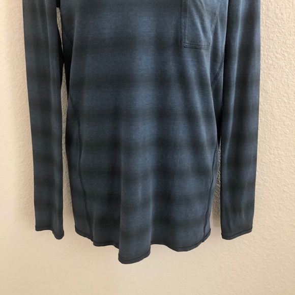 Lululemon Blue Striped Long Sleeve Shirt - Picture 6 of 8